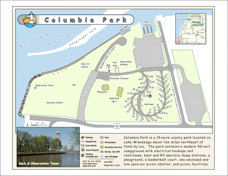 Columbia Park - Malone, WI - County / City Parks