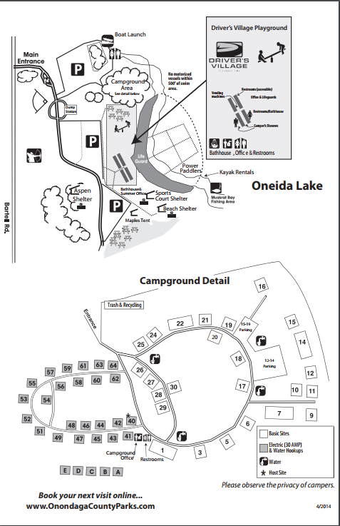 Oneida Shores Park - Brewerton, Ny - County   City Parks - Rvpoints.com