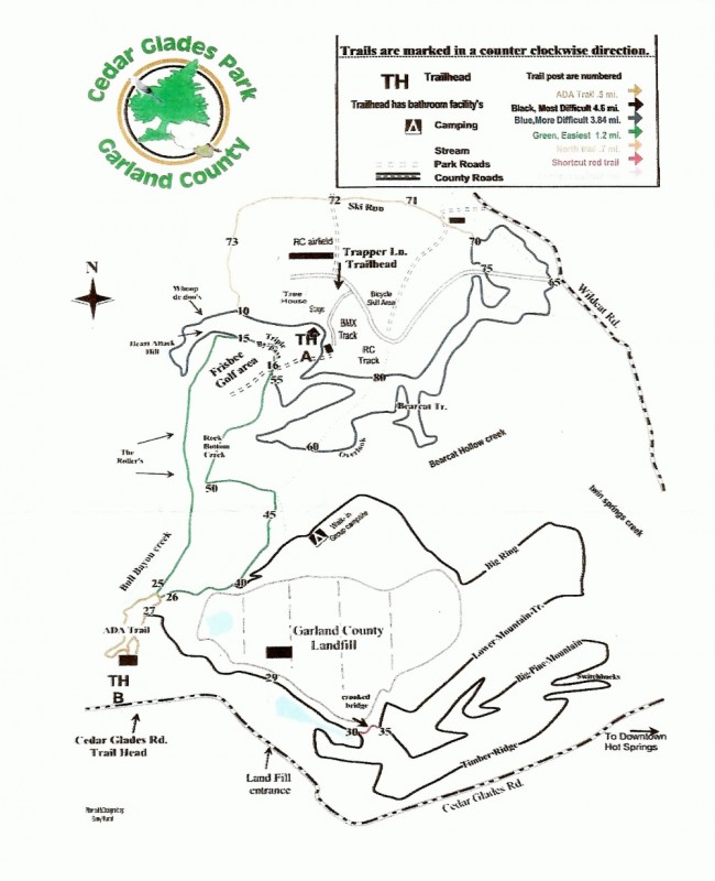 Cedar Glades Park Hot Springs, AR County / City Parks