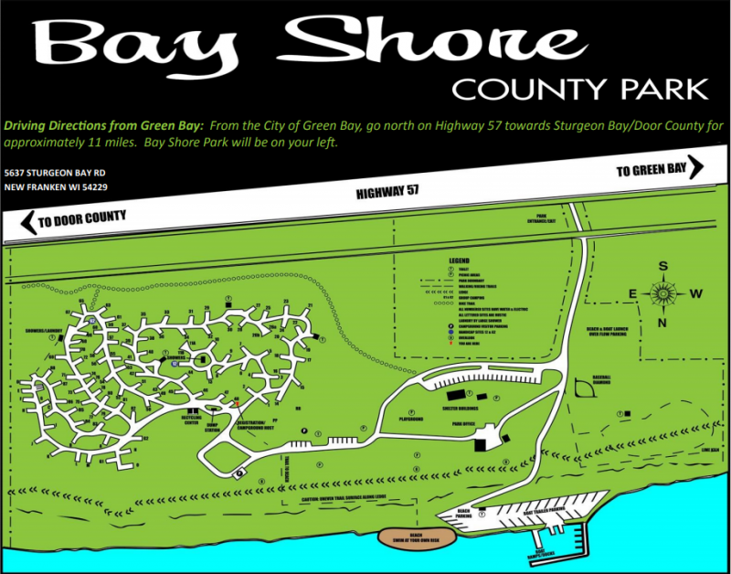 Bay Shore Park - New Franken, WI - County / City Parks
