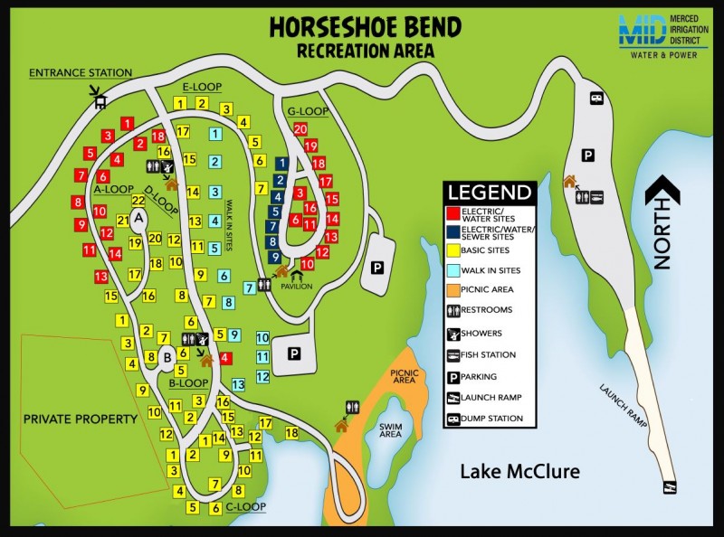 Horseshoe Bend Recreation Area - Mariposa, CA - County / City Parks