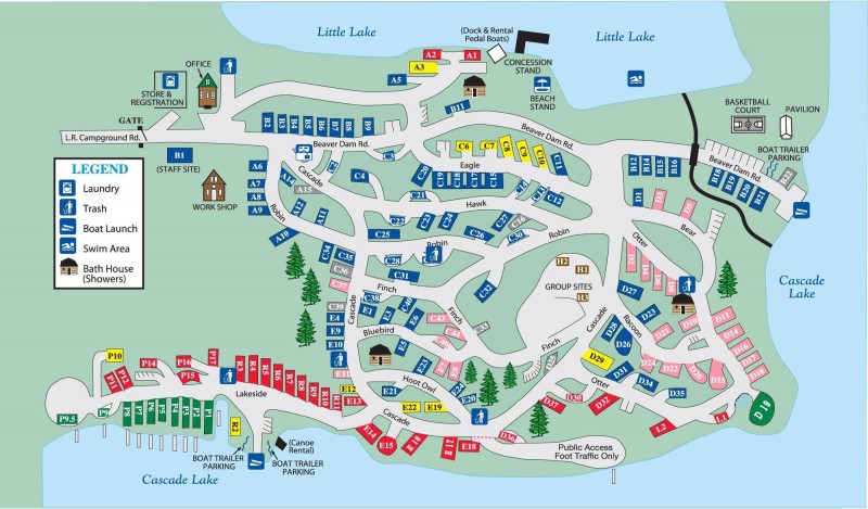 Cascade Lake Recreation Area & Campground - Pisgah Forest, NC - RV ...