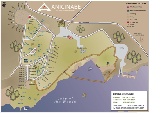 Anicinabe RV Park & Campground - Kenora, ON - RV Parks - RVPoints.com