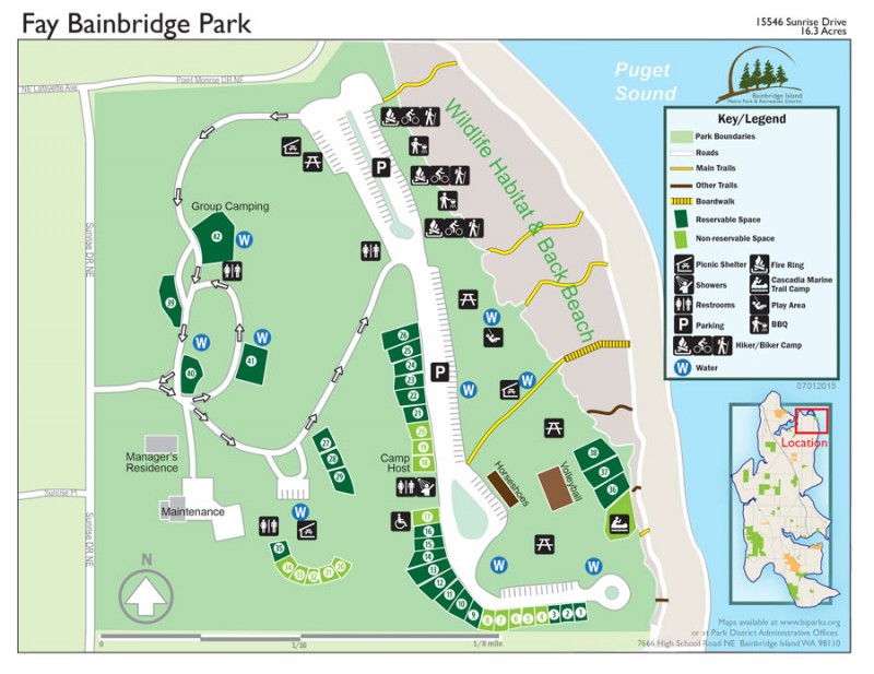 Fay Bainbridge Park - Bainbridge Island, WA - County / City Parks