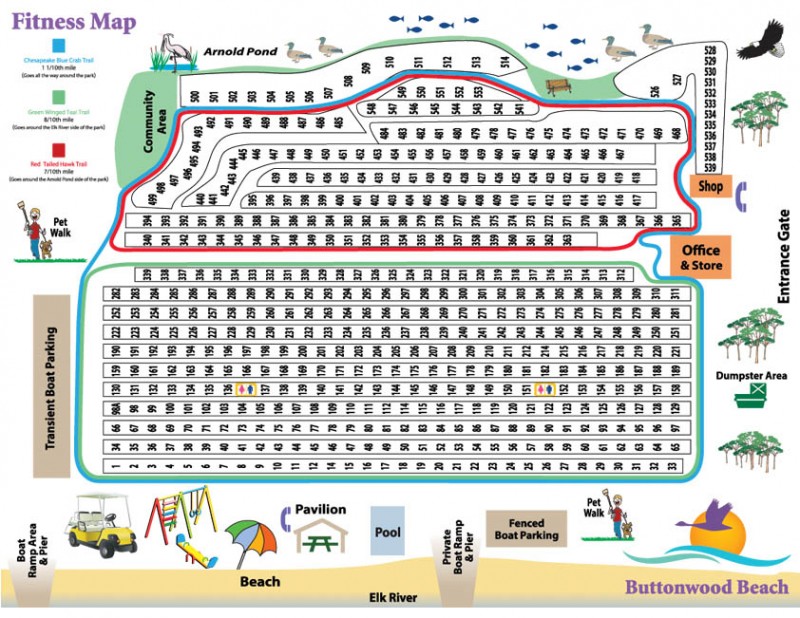 Buttonwood Beach Camping - Earleville, MD - RV Parks - RVPoints.com