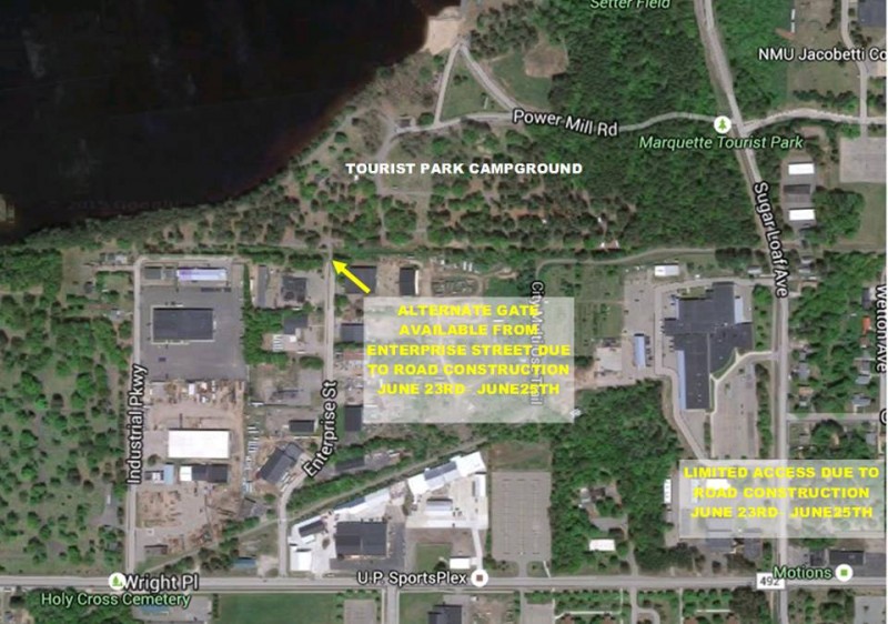 Marquette Tourist Park Marquette, MI County / City Parks