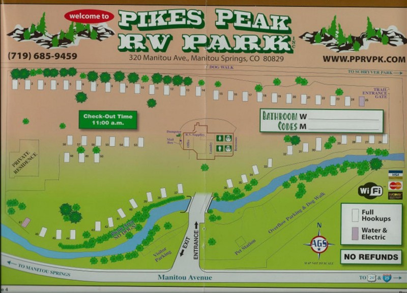Pikes Peak RV Park - Manitou Springs, CO - RV Parks