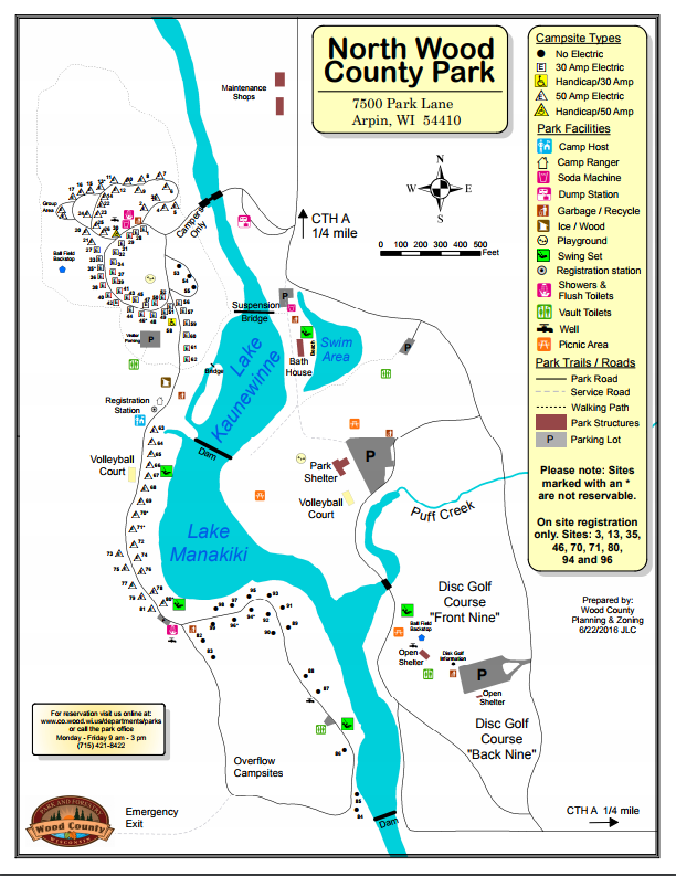 North Wood County Park Arpin, WI County / City Parks