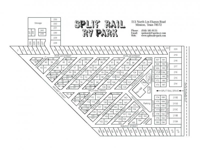 Split Rail RV Park Mission, TX RV Parks
