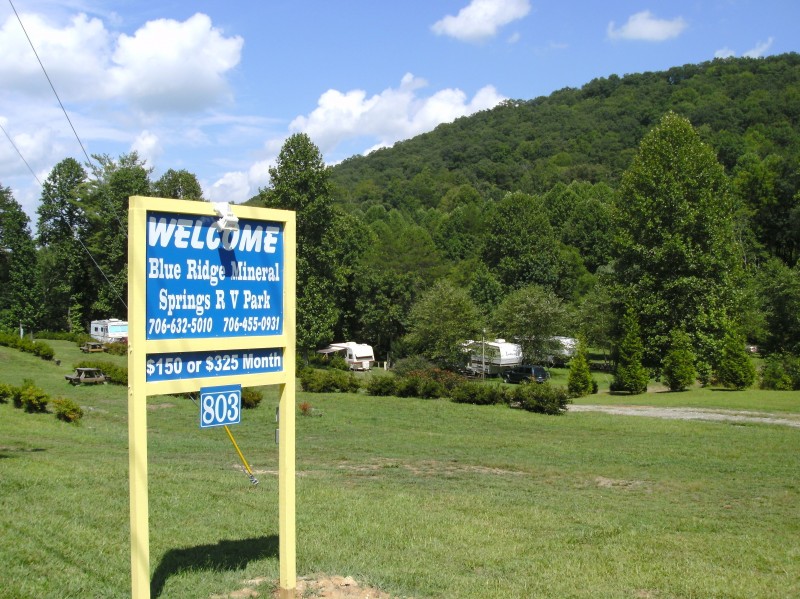 Blue Ridge Mineral Springs RV Park and Tent Camping - Blue ...