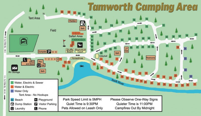 Tamworth Camping Area Tamworth Nh Rv Parks 4272