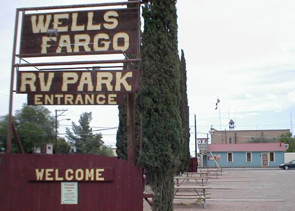 Wells Fargo RV Park - Tombstone, AZ - RV Parks
