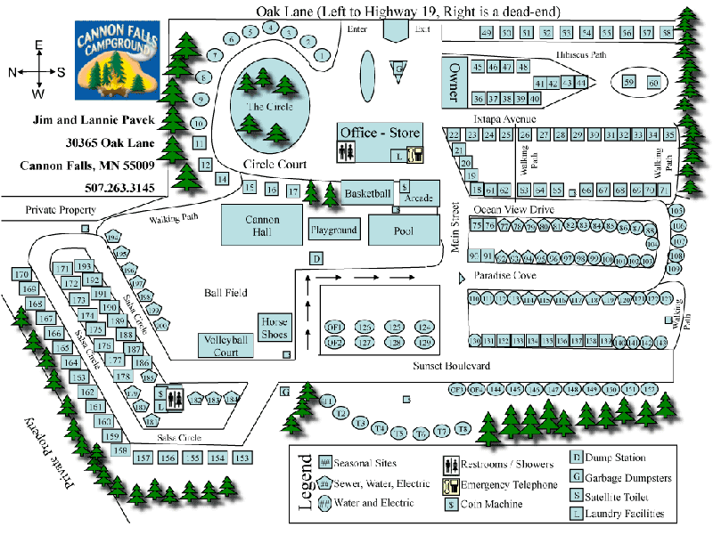 Cannon Falls Campground - Cannon Falls, MN - RV Parks - RVPoints.com