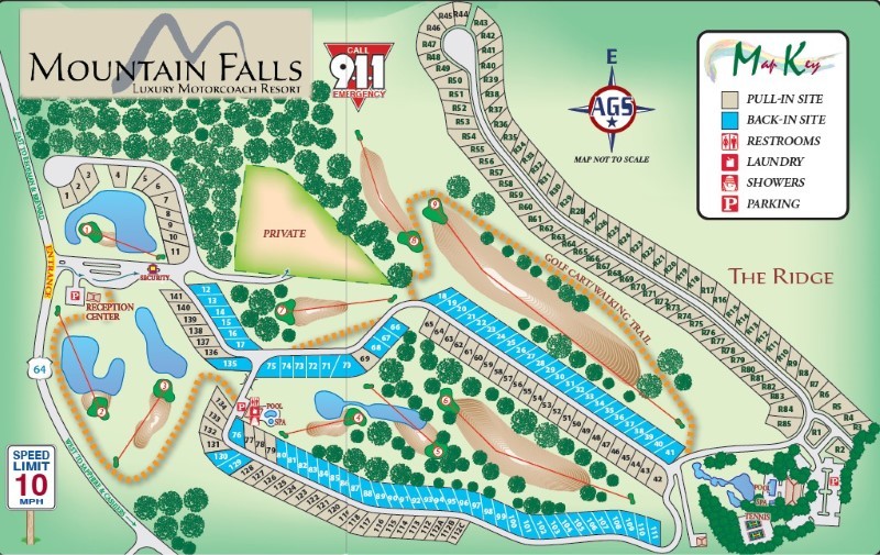 Mountain Falls Luxury Motorcoach Resort - Lake Toxaway, NC - RV Parks