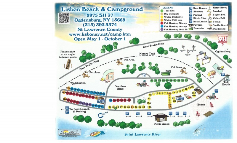 Lisbon Beach Campground - Ogdensburg, NY - County / City Parks