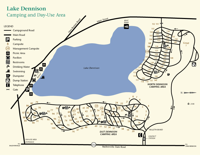 Lake Dennison Recreation Area - Winchendon, MA - Massachusetts State Parks