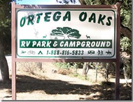 Ortega Oaks RV Park & Campground - Lake Elsinore, CA - RV Parks
