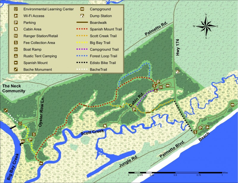 Edisto Campground Map