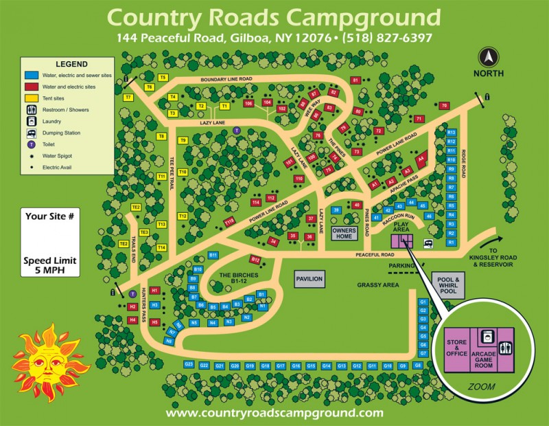 Country Roads Campground Gilboa, NY RV Parks