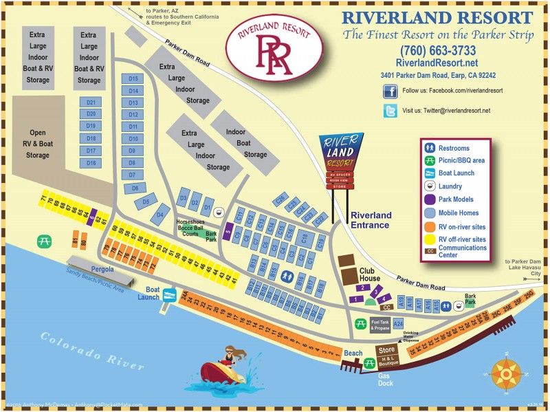 Riverland Resort - Earp, CA - RV Parks