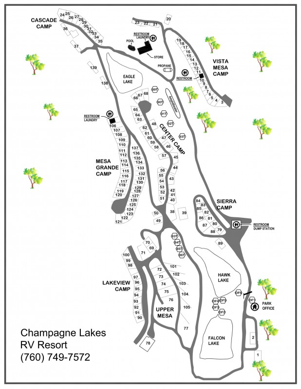 Champagne Lakes RV Resort - Escondido, CA - RV Parks