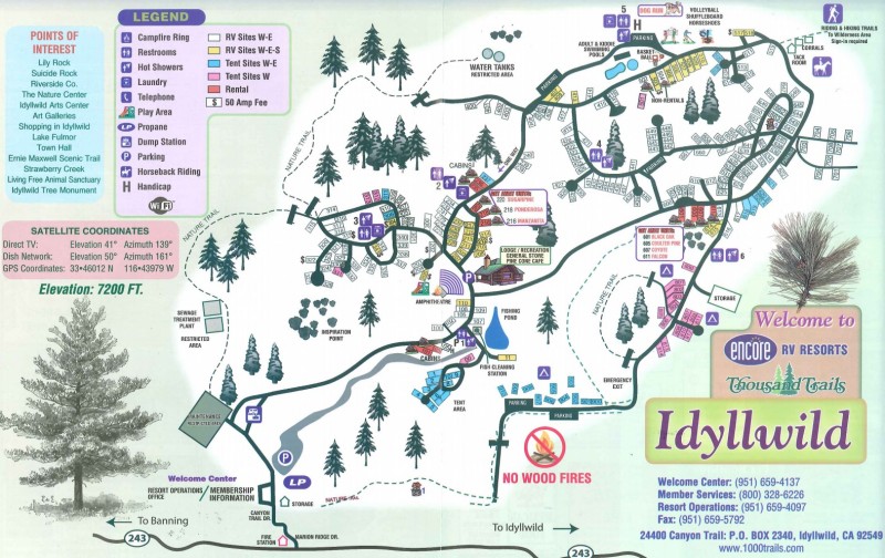 Idyllwild RV Resort -  Idyllwild , CA - Thousand Trails Resorts