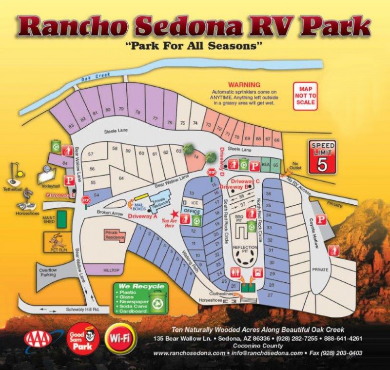 Rancho Sedona RV Park - Sedona, AZ - RV Parks