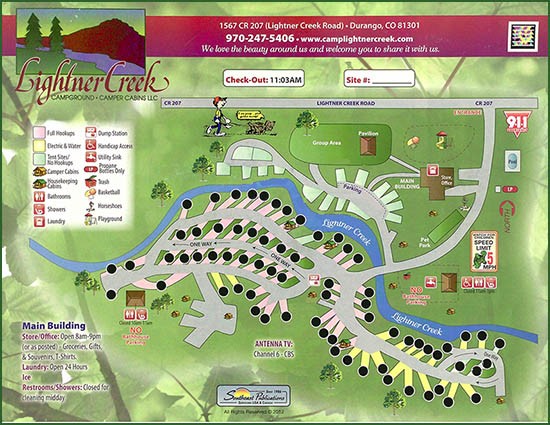 Lightner Creek Campground - Durango, CO - RV Parks