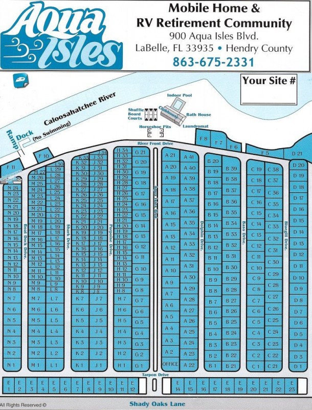Aqua Isles La Belle, Fl RV Parks