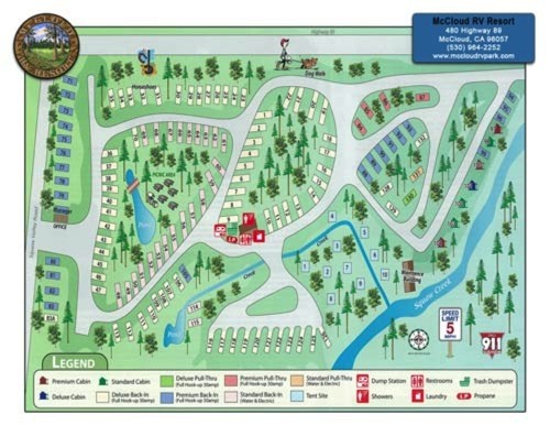 McCloud RV Resort - McCloud, CA - RV Parks - RVPoints.com