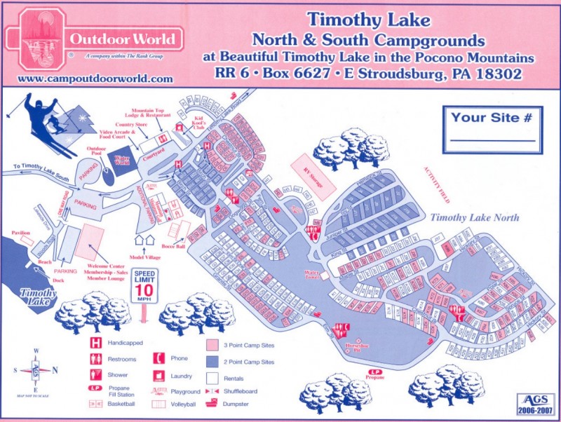 Timothy Lake South RV - East Stroudsburg, PA - Thousand Trails Resorts
