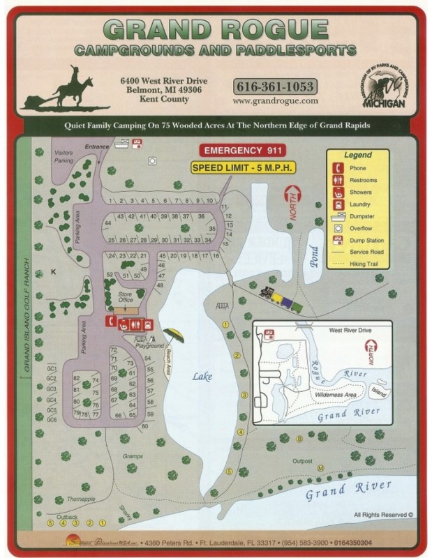 Grand Rogue Campgrounds - Belmont, MI - RV Parks - RVPoints.com