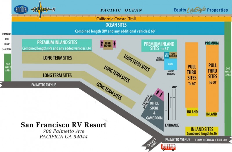 San Francisco RV Resort - Pacifica, CA - Encore Resorts