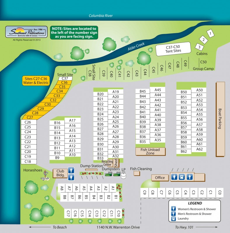 Kampers West Kampground Warrenton, OR RV Parks