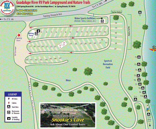 Guadalupe River RV Park & Campgrounds - Spring Branch, TX - RV Parks ...