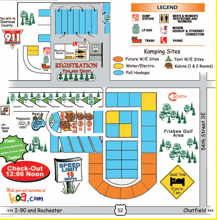 Rochester KOA Rochester, MN RV Parks