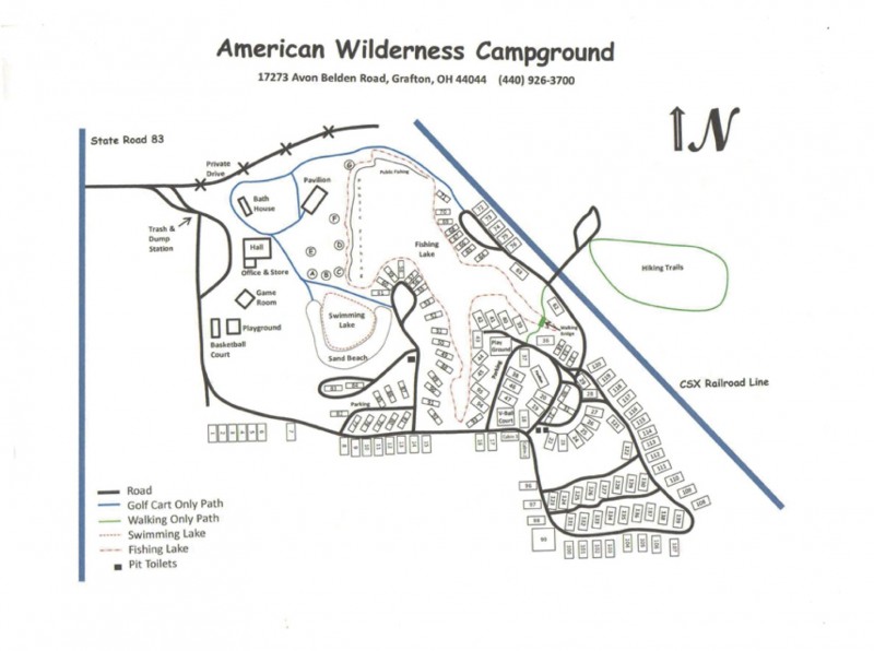 American Wilderness Campground - Grafton, OH - RV Parks