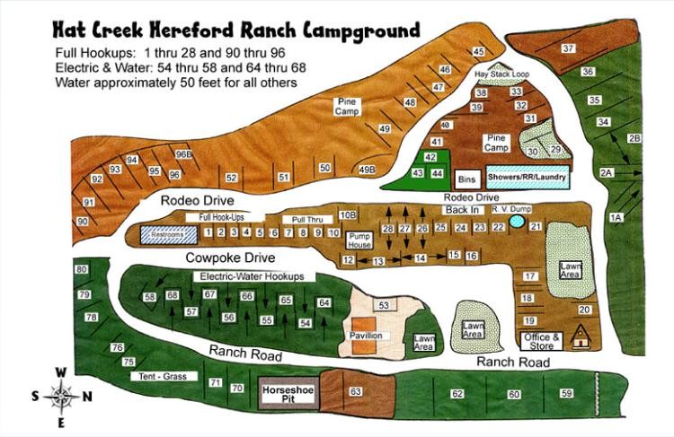Hat Creek Hereford Ranch - Hat Creek, CA - RV Parks