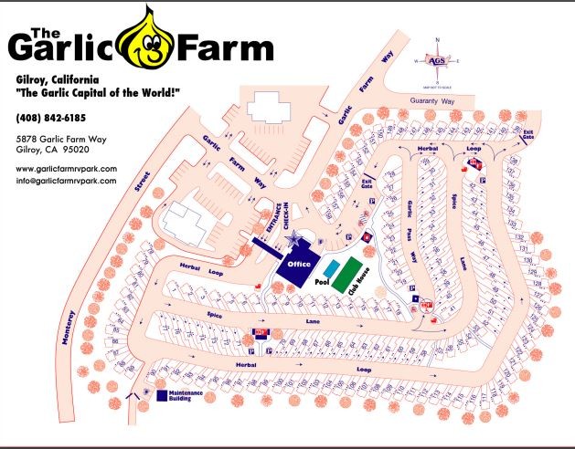 Garlic Farm Rv Park - Gilroy, CA - RV Parks