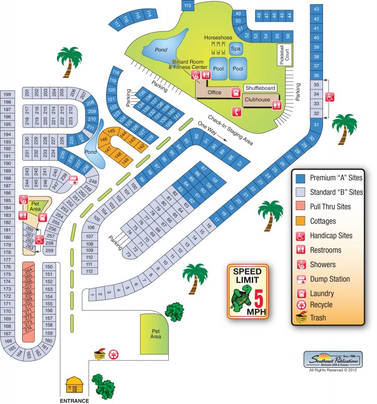 Indian Waters RV Resort - Indio, CA - RV Parks