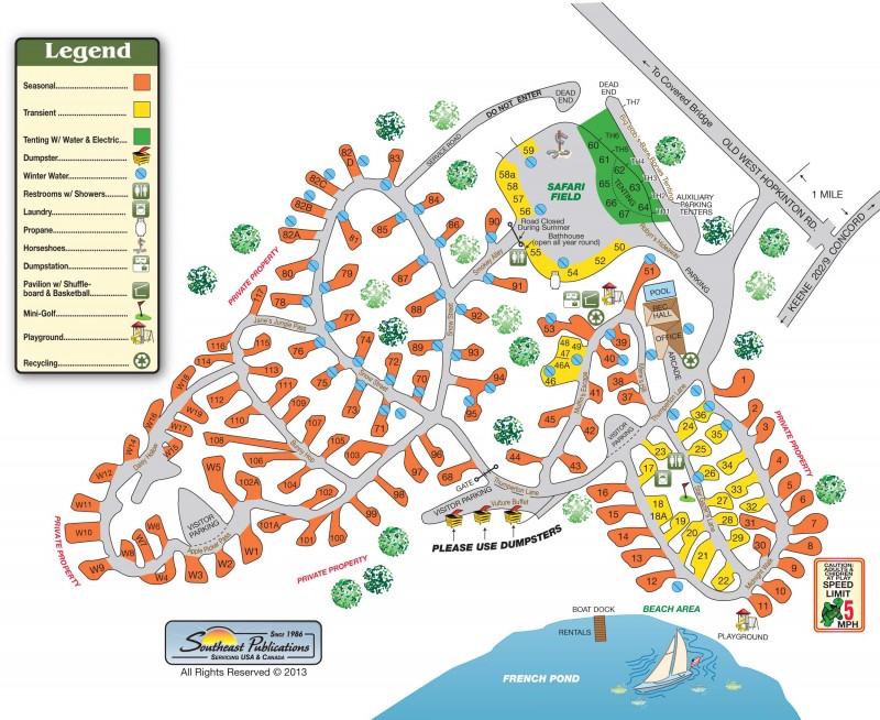 Mile-Away Campground - Henniker, NH - RV Parks - RVPoints.com