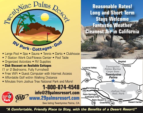 Twentynine Palms Resort & Rv - Twentynine Palms, CA - RV Parks