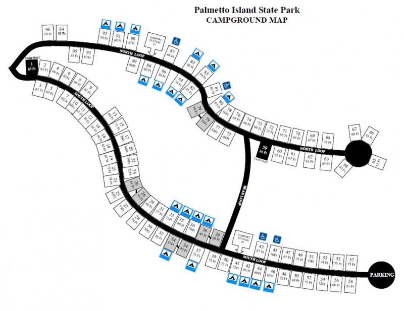 Palmetto Island State Park Map Palmetto Island State Park   Abbeville, LA   Louisiana State Parks 