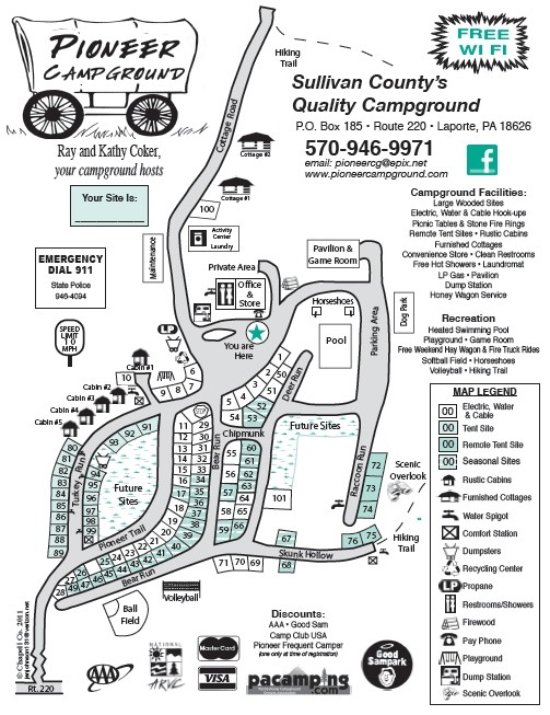 Pioneer Campground - Muncy Valley, PA - RV Parks - RVPoints.com