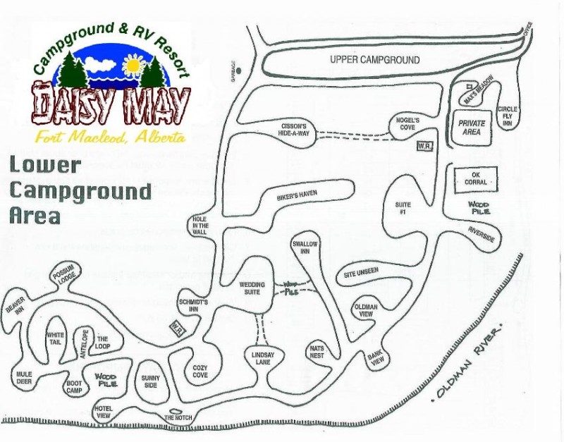 Daisy May Campground Fort Macleod, AB RV Parks