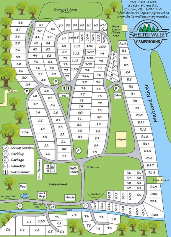 Shelter Valley Campground - Clinton, On - RV Parks ...