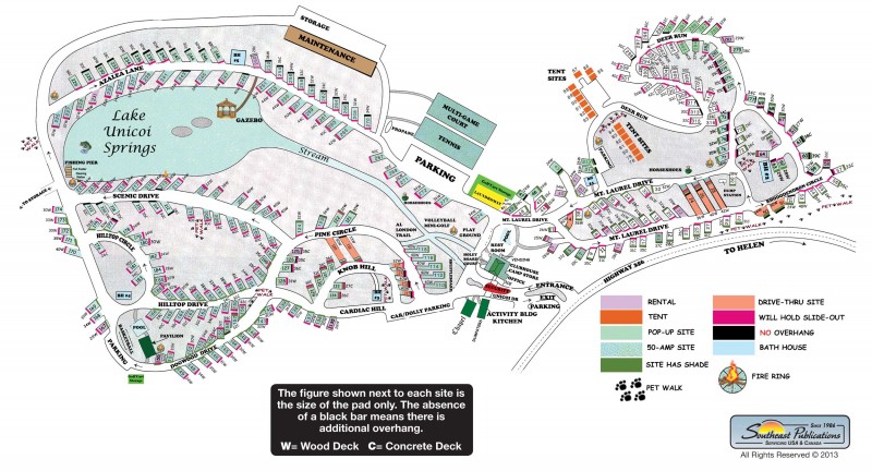 Unicoi Springs Camp Resort - Helen, GA - RV Parks - RVPoints.com