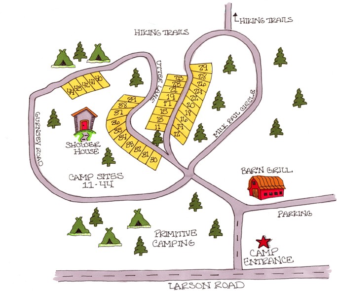 Namekagon Campground ChequamegonNicolet National Forest Glidden , WI