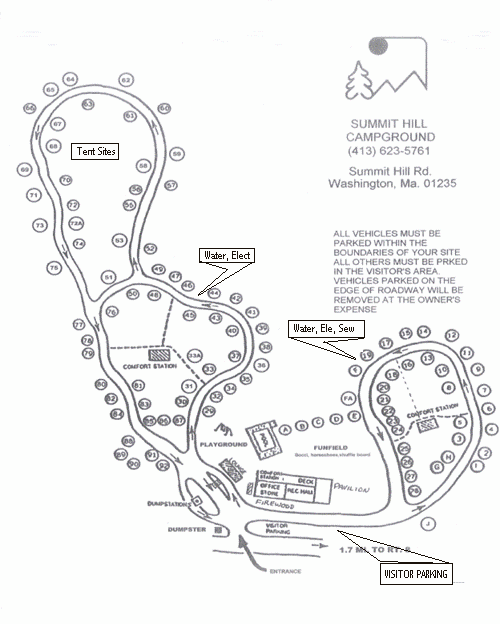 Summit Hill Campground - Washington, MA - RV Parks - RVPoints.com