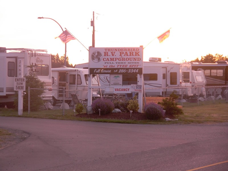 Thunderbird RV Park & Resort Campbell River, BC RV Parks